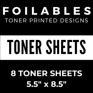 Toner Sheets 5.5" x 8.5"